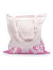 Tri-Coastal Design Shopper in Creme/ Pink - (L)40 x (B)37cm