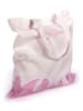 Tri-Coastal Design Shopper in Creme/ Pink - (L)40 x (B)37cm