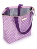 Tri-Coastal Design Torba termiczna w kolorze jasnoróżowo-fioletowo-zielonym - 18,5 x 12 cm