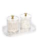 Tri-Coastal Design 3-delige cosmetica-opbergset goudkleurig