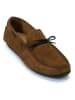 British Passport Leren mocassins lichtbruin