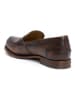 British Passport Leren mocassins bruin