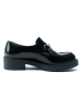 British Passport Leder-Mokassins in Schwarz