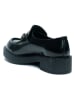 British Passport Leren mocassins zwart