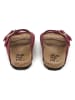 billowy Leren slippers rood