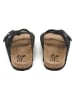 billowy Leren slippers zwart