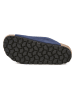 billowy Leren slippers donkerblauw
