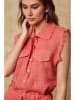 Joséfine Linnen blouse "Jim" koraalrood