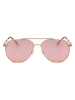 Chiara Ferragni Damen-Sonnenbrille in Gold/ Rosa