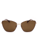 Furla Damen-Sonnenbrille in Gold/ Braun