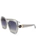 Jimmy Choo Damskie okulary przeciwsłoneczne w kolorze szaro-niebieskim