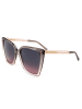 Jimmy Choo Damskie okulary przeciwsłoneczne w kolorze szaro-granatowym