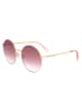 Moschino Damen-Sonnenbrille in Gold/ Pink