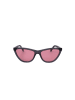 Love Moschino Damskie okulary przeciwsłoneczne w kolorze różowo-antracytowym
