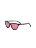 Love Moschino Damskie okulary przeciwsłoneczne w kolorze różowo-antracytowym