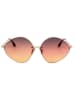 Victoria Beckham Damen-Sonnenbrille in Gold/ Orange