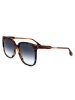 Victoria Beckham Damen-Sonnenbrille in Hellbraun/ Dunkelblau