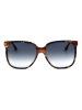 Victoria Beckham Damen-Sonnenbrille in Hellbraun/ Dunkelblau