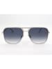 Victoria Beckham Damen-Sonnenbrille in Silber/ Dunkelblau