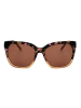 DKNY Damen-Sonnenbrille in Braun/ Hellbraun