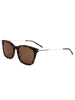 DKNY Damen-Sonnenbrille in Braun-Gold/ Hellbraun