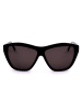 DKNY Damskie okulary przeciwsłoneczne w kolorze czarno-brązowym