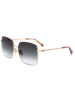 Maje Damen-Sonnenbrille in Gold/ Dunkelblau