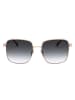 Maje Damen-Sonnenbrille in Gold/ Dunkelblau