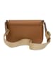 Michael Kors Leren schoudertas camel - (B)24 x (H)16 x (D)8 cm