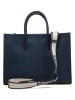 Michael Kors Skórzana torebka w kolorze granatowym - 35 x 27 x 12 cm