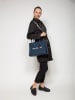 Michael Kors Skórzana torebka w kolorze granatowym - 35 x 27 x 12 cm