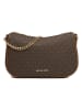 Michael Kors Skórzana torebka w kolorze ciemnobrązowym - 26 x 16 x 8 cm