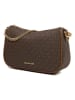 Michael Kors Skórzana torebka w kolorze ciemnobrązowym - 26 x 16 x 8 cm