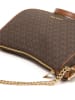 Michael Kors Skórzana torebka w kolorze ciemnobrązowym - 26 x 16 x 8 cm