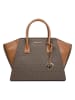 Michael Kors Henkeltasche in Dunkelbraun - (B)43 x (H)23 x (T)18 cm