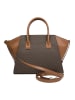 Michael Kors Henkeltasche in Dunkelbraun - (B)43 x (H)23 x (T)18 cm