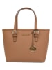 Michael Kors Leder-Henkeltasche in Camel - (B)27,5 x (H)19 x (T)10 cm