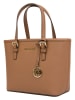 Michael Kors Leder-Henkeltasche in Camel - (B)27,5 x (H)19 x (T)10 cm