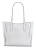 Michael Kors Leder-Schultertasche in Weiß - (B)40 x (H)28 x (T)11 cm