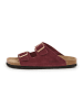 billowy Leren slippers rood