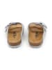 billowy Leren slippers grijs