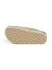 billowy Leren slippers kaki