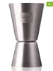 Vacu Vin 2-delige set: double jigger zilverkleurig - 30 ml