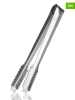 Vacu Vin 2er-Set: Eiszangen in Silber - (L)24 cm