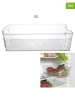 COOK CONCEPT 3-delige set: koelkastorganizers transparant - (B)37 x (H)10 x (D)21,5 cm