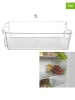 COOK CONCEPT 2er-Set: Kühlschrank-Organizer in Transparent - (B)32 x (H)9 x (T)16 cm