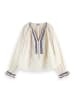 Scotch & Soda Bluse in Creme