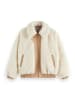 Scotch & Soda Teddyjacke in Creme