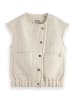 Scotch & Soda Kamizelka w kolorze kremowym