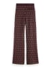 Scotch & Soda Spodnie w kolorze bordowym